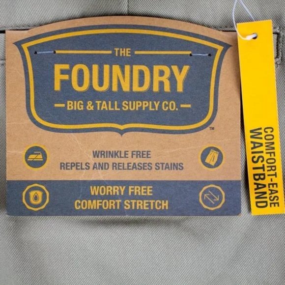 The Foundry Supply Co. Pants Foundry Nwt Mens Flat Front British
